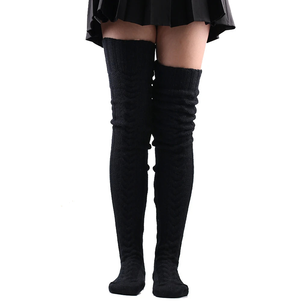 Overknee cozy winter socks - warm feet for cold days!
