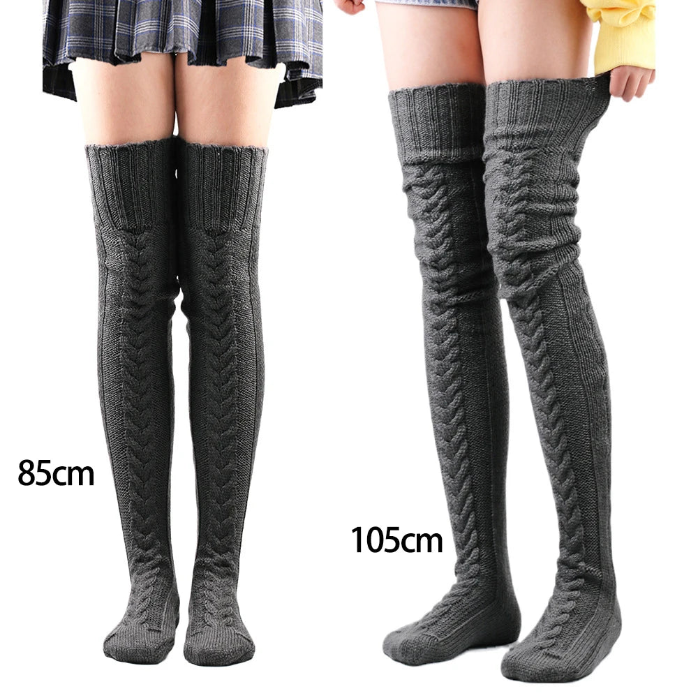 Overknee cozy winter socks - warm feet for cold days!