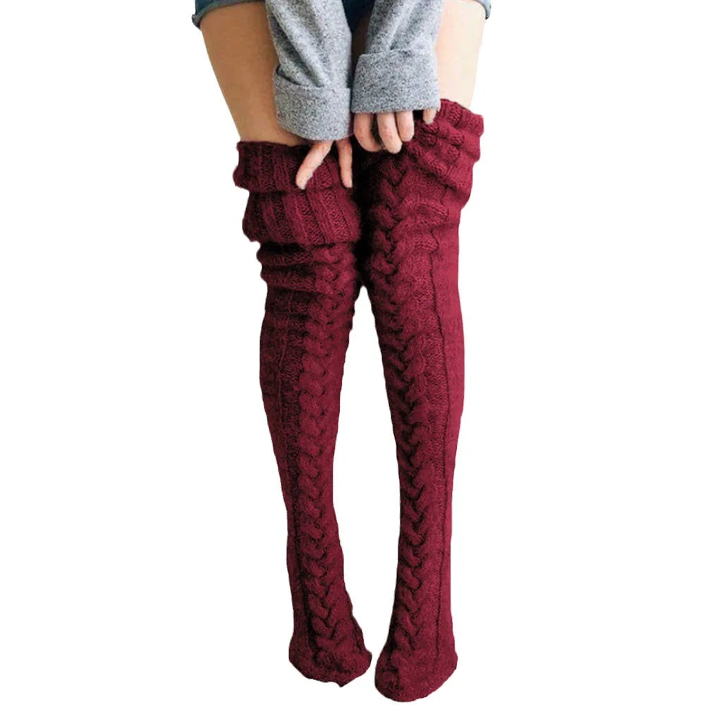 Overknee cozy winter socks - warm feet for cold days!