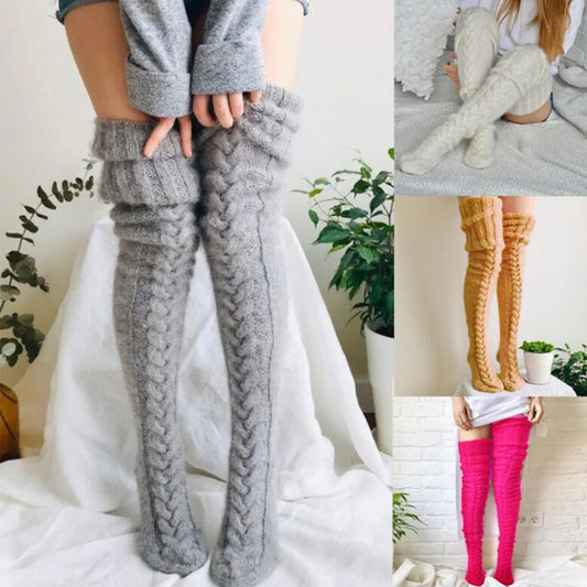 Overknee cozy winter socks - warm feet for cold days!